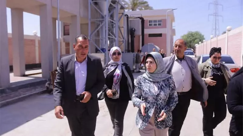 نائب محافظ دمياط تتفقد محطة صرف كفر سعد البلد