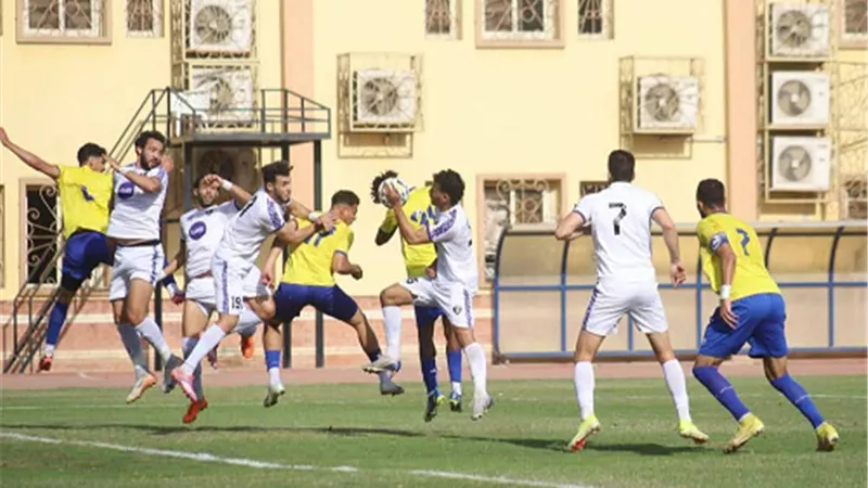 دورى المحترفين المصبرية للاتصالات خطف نقطة من طنطا