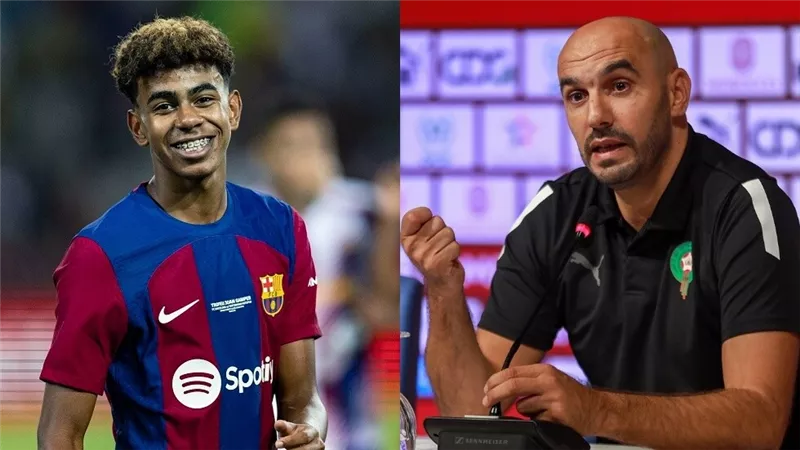 وليد الركراكي يتحدث عن مفاوضاته مع لامين يامال لتمثيل المغرب