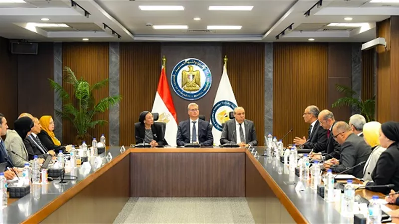 وزراء البيئة والبترول والطيران يبحثون إنتاج وقود طائرات مستدام