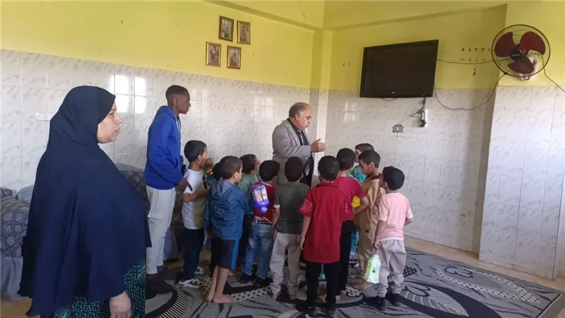 حريق بدار أيتام باهناسيا ببنى سويف