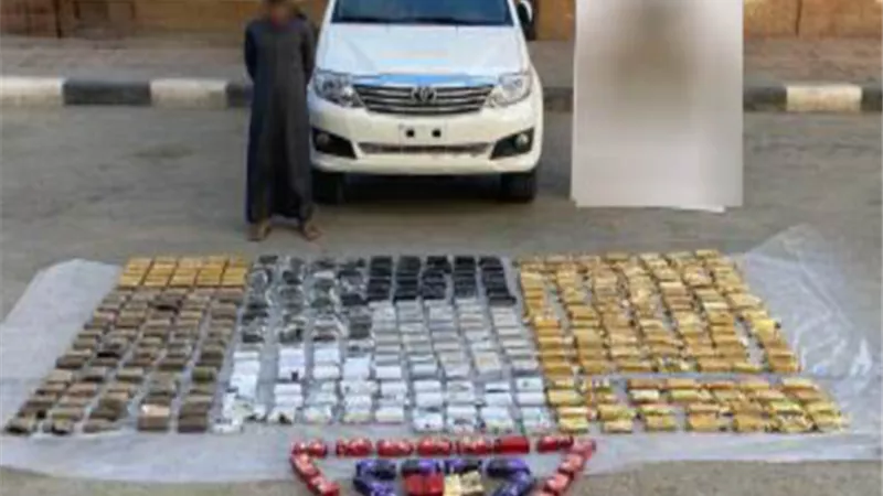 ضبط مخدرات بـ 80 مليون جنية بحوزة 3 عناصر إجرامية شديدة الخطورة