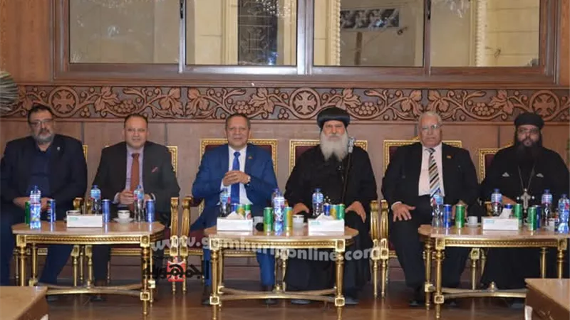وفد جامعة دمياط يزور كنيسة العذراء مريم