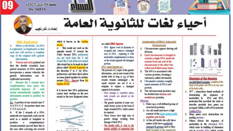 لطلاب اللغات.. أقوى مراجعة في الاحياء للثانوية العامة 2025
