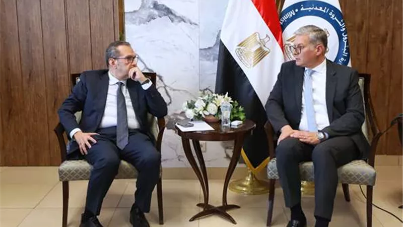 وزير البترول يبحث مع رئيس 