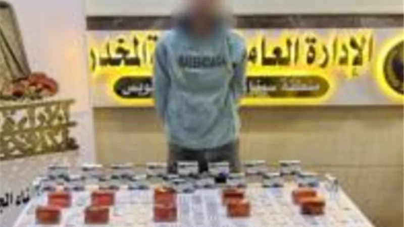 كوكتيل مخدرات بحوزة 3 عناصر اجراميه في السويس والإسكندرية