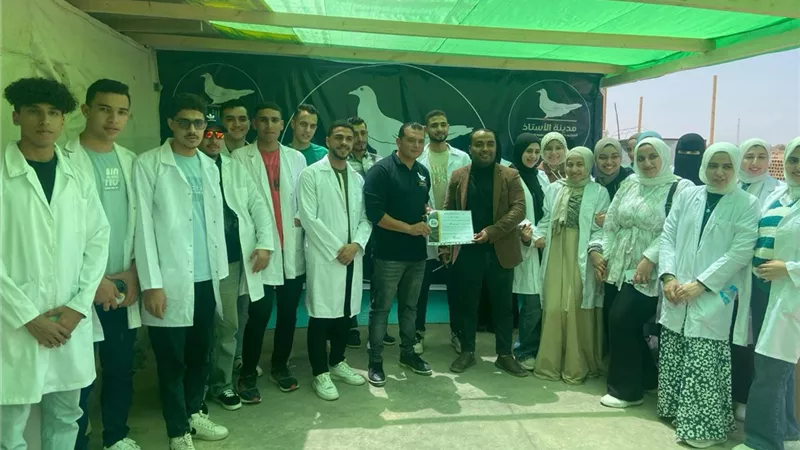زيارةعلميةلطلاب زراعة مطروح للتعرف على نظم تربية وإنتاج الحمام