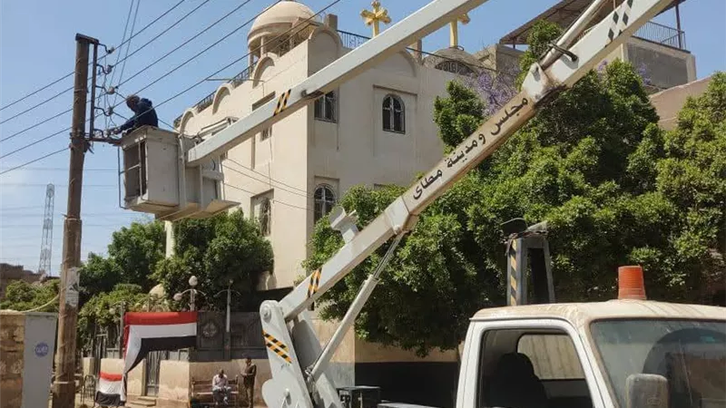 المنيا تستعد لاحتفالات عيد القيامة وشم النسيم بحملات نظافة وإنارة