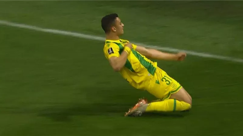 شاهد .. هدف جميل لمصطفى محمد فى شباك رين بالدورى الفرنسى