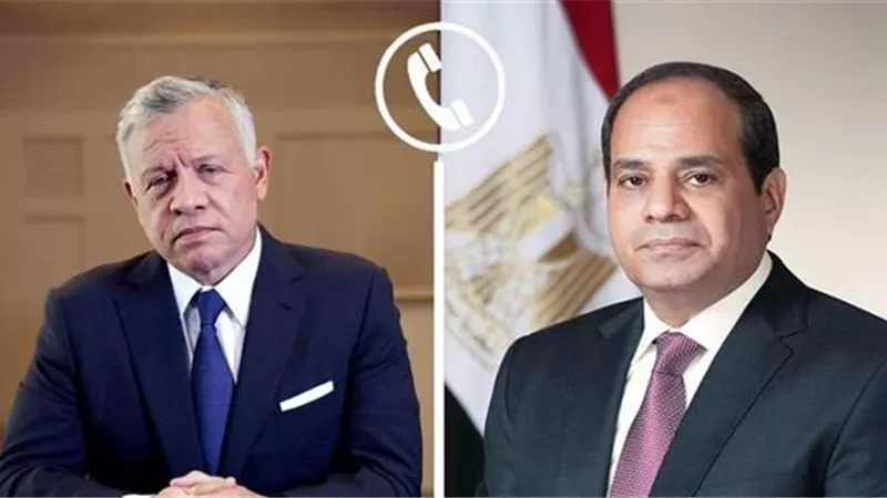 الرئيس يؤكد تضامن مصر مع الأردن ودعمها لمواجهة كافة أشكال الإرهاب