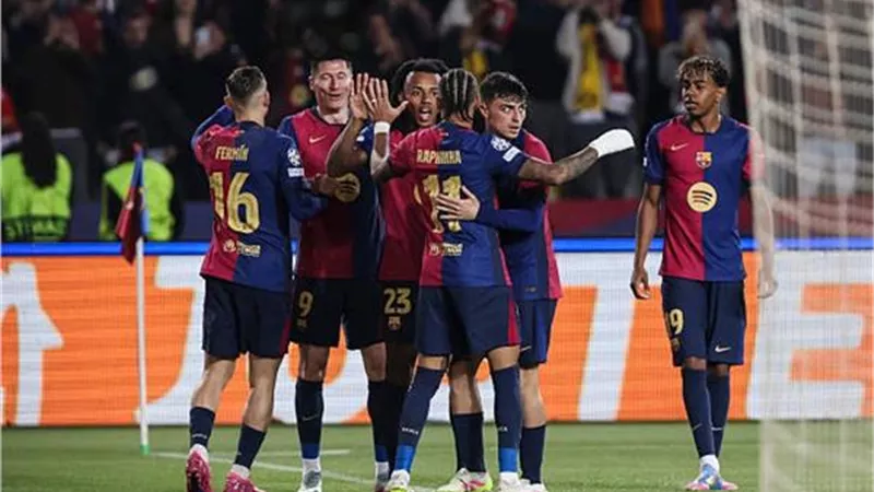 التعادل الايجابى يحسم الشوط الأول بين برشلونة وسيلتا فيجو