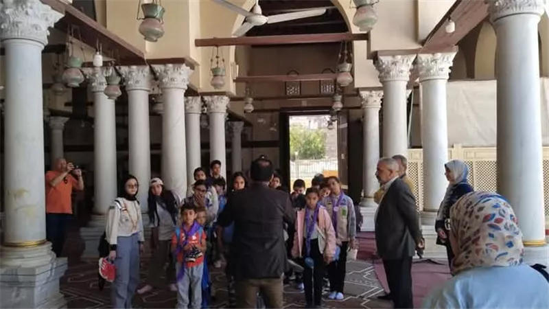 مكتبة مصر العامة بدمياط تستضيف أعضاء جمعية الكشافة بالقاهرة