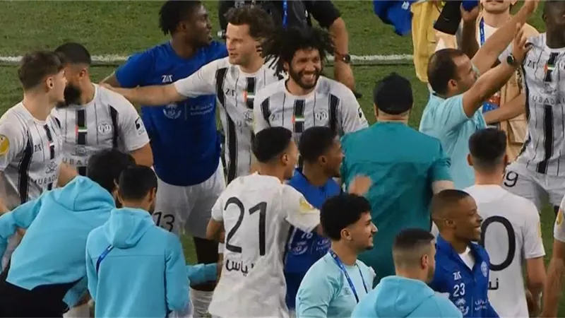 أول تعليق من الننى بعد تتويج الجزيرة بكأس الرابطة الإماراتية