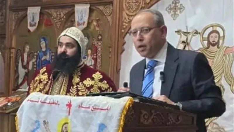السفير المصري فى موسكو يشارك فى الاحتفال بعيد القيامة المجيد