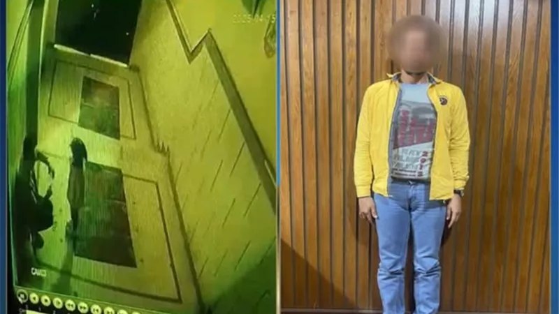ضبط عاطل تعدى على طفلة زوجته بالضرب وقيدها بمدخل عقار بالإسكندرية