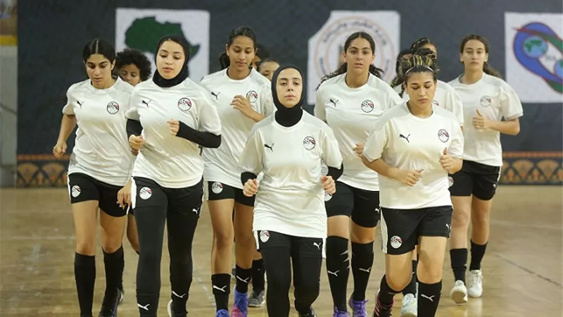 بعثة المنتخب تصل المغرب للمشاركة فى أمم أفريقيا لكرة الصالات النسائية