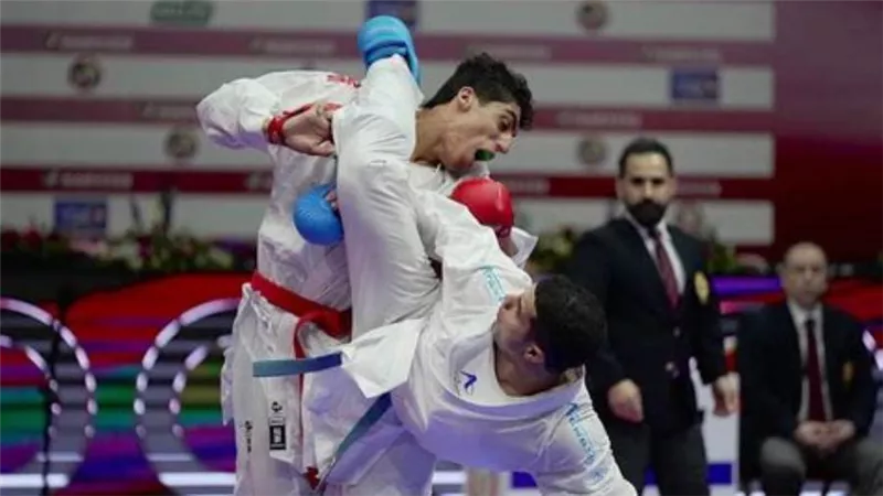 يوسف بدوي ينتزع ذهبية الدوري العالمي للكاراتيه
