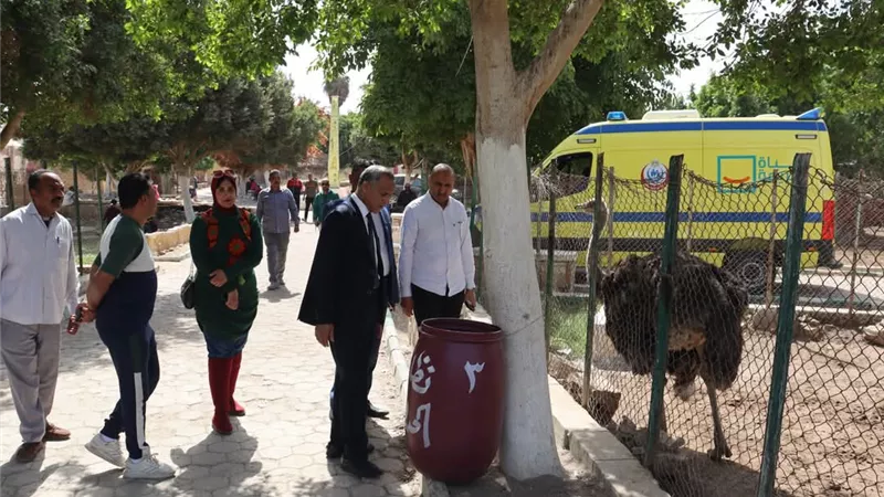 فى بنى سويف الحدائق والمتنزهات جاهزه لاستقبال أعياد القيامة