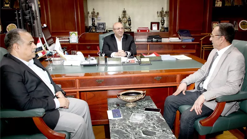 محافظ بني سويف يستقبل وكيل وزارة الزراعة الجديد