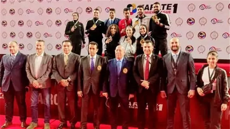 بـ11 ميدالية..منتخب مصر للكاراتيه يتصدر ترتيب الدوري العالمي