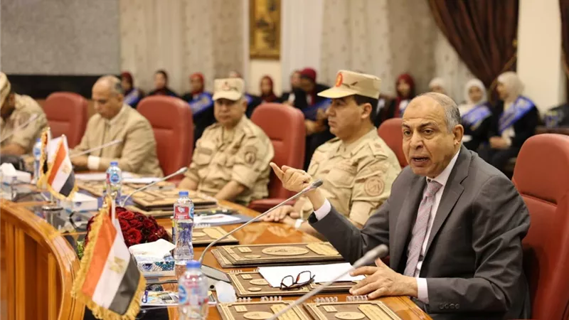 محافظ المنيا يشهد أعمال التدريب العملي لمجابهة الأزمات والكوارث