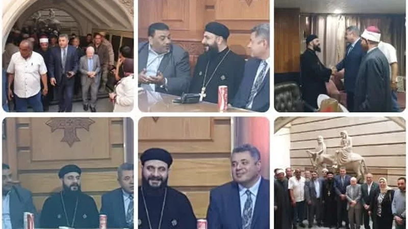 رؤساء المراكز والمدن والأحياء يقدمون التهنئة للأخوة المسيحيين