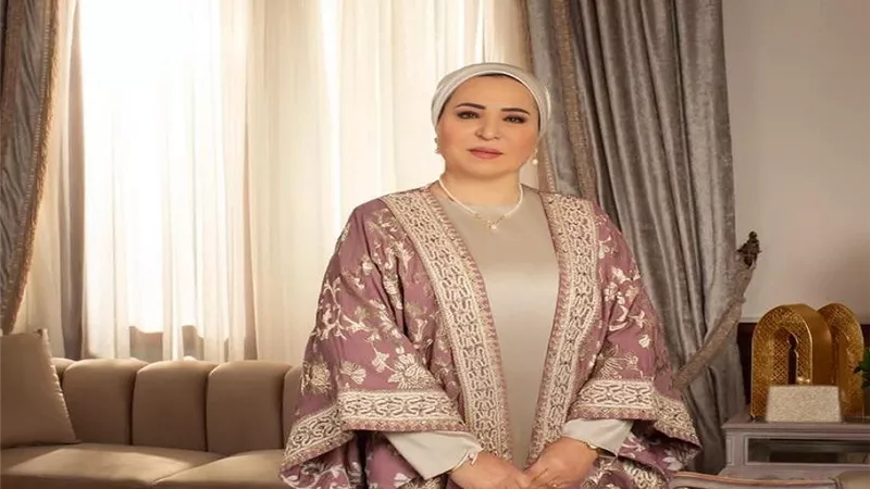 السيدة انتصار السيسي تهنئ الشعب المصري بمناسبة شم النسيم