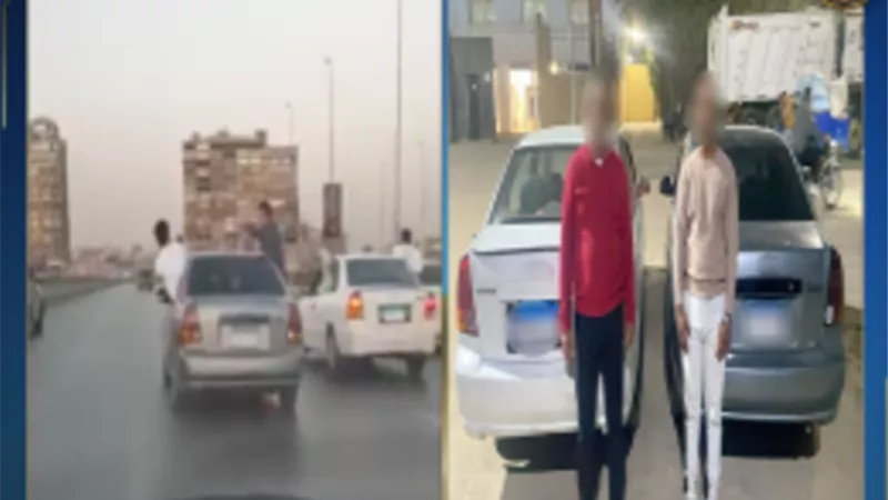 ضبط شخصين استعرضا بسيارتهما في موكب زفاف بالقاهرة