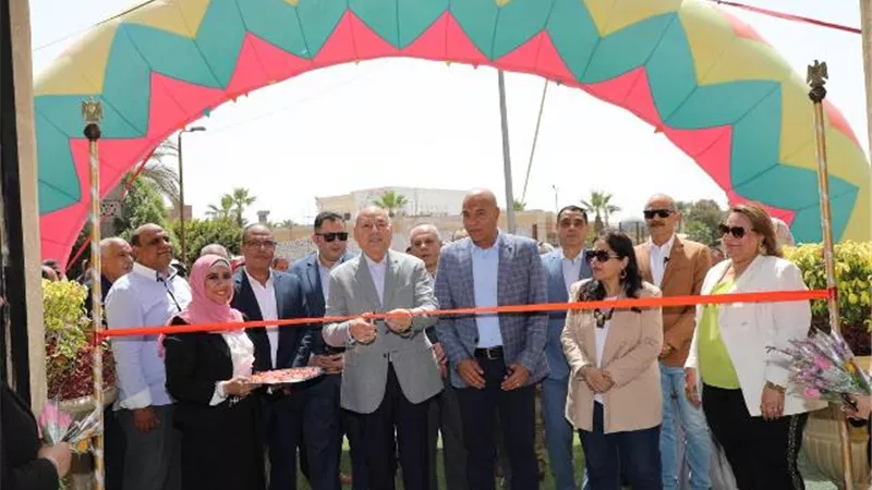 محافظ القاهرة يفتتح اعمال تطوير حديقة الست خضرة بحلوان