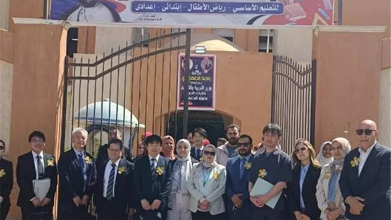 قيادات تعليم مدينة الشروق تكشف تفاصيل زيارة وفد من اليابان للمدارس صور