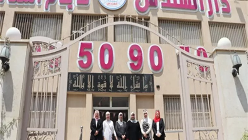 أسنان عين شمس تنظم قافلة طبية بمؤسسة السندس للأيتام