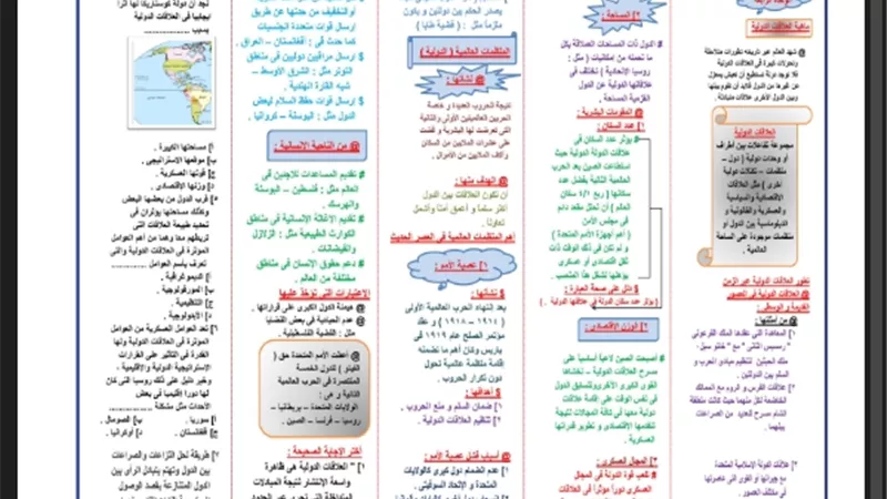 مراجعة شاملة في الجغرافيا لطلاب الثانوية العامة