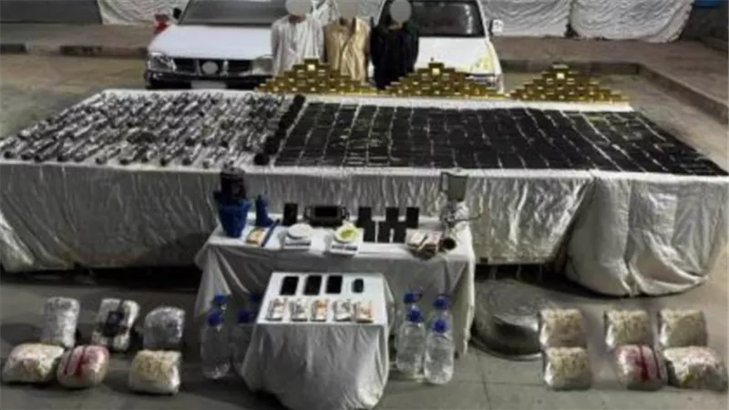 القبض على تشكيل عصابى وبحوزته مخدرات قيمتها 34 مليون جنية بسيناء