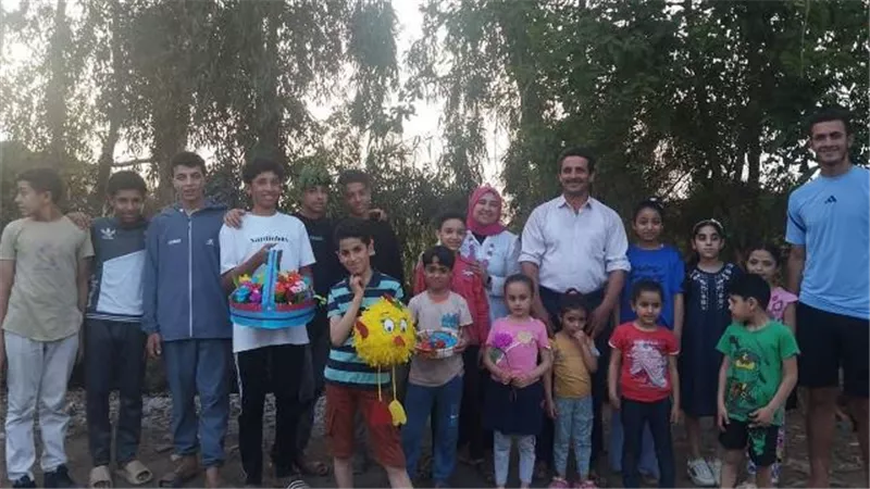 ثقافة الشرقية يحتفل بأعياد الربيع بين الحقول الخضراء بالقرى