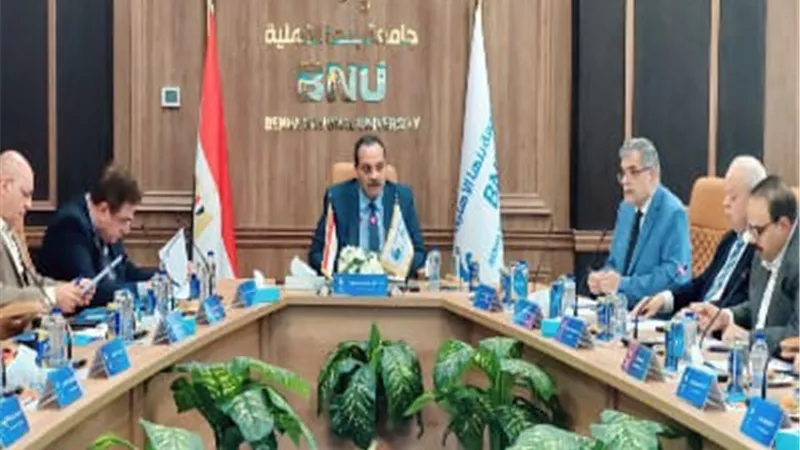 مجلس جامعة بنها الأهلية يناقش مقترح 
