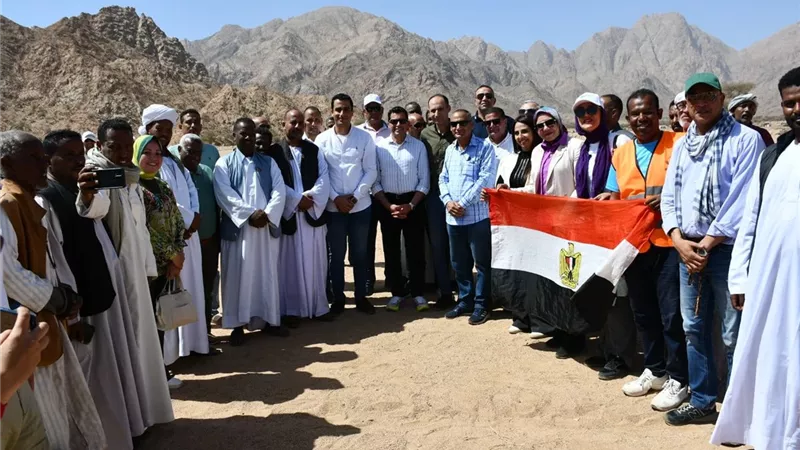 وزير الشباب يزور المشاركين بمعسكر يلا كامب بمحمية جبل علبه