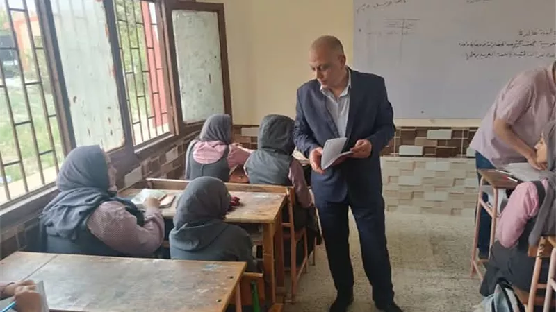متابعة ميدانية لامتحانات أبريل بالسويس