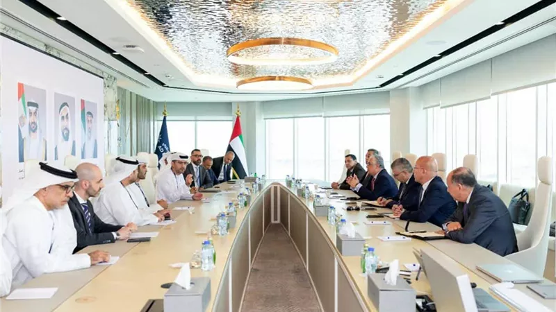 وفد اقتصادية قناة السويس يلتقي رئيس مواني أبوظبي لبحث تعزيز التعاون