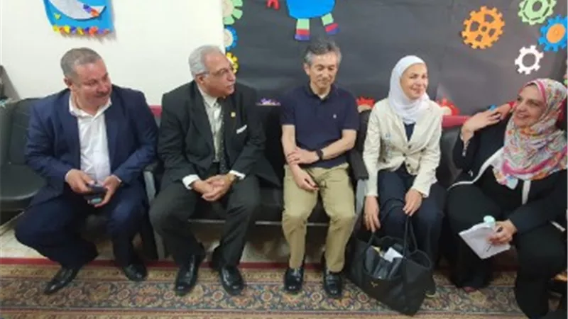 مدير تعليم القليوبية يتفقد المدرسة المصرية اليابانية ببنها