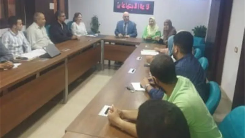 استمرار انعقاد غرفة الأزمات والكوارث بصحة القليوبية