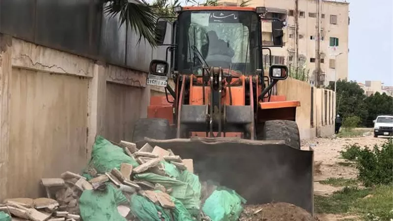 حملات مكثفة للإرتقاء بالشكل الحضارى لمدينة رأس البر