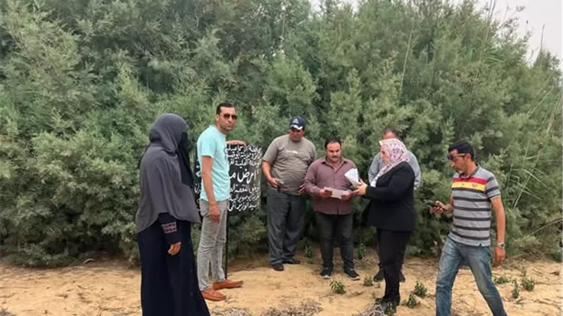 الإسماعيلية تسترد الأراضي الزراعية من المتعدين