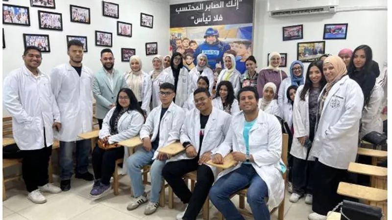 زيارة ميدانية لطلاب علوم حلوان الأهلية لشركة 