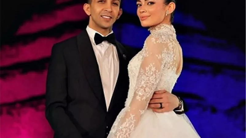 أول تعليق من هشام جمال بعد زفافه على ليلى أحمد زاهر
