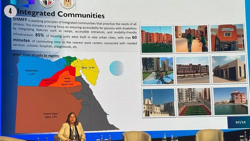 مي عبد الحميد تستعرض التجربة المصرية في توفير السكن الملائم لمنخف