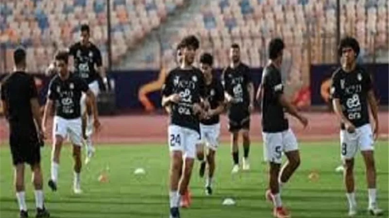 منتخب الشباب بالزي التقليدي أمام جنوب أفريقيا فى افتتاح كأس الأمم