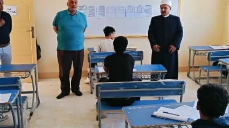 انطلاق امتحانات الفصل الدراسى الثانى بمنطقة السويس الأزهرية