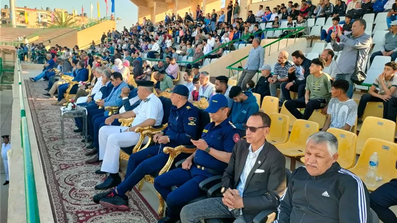 مجاور ينيب اللواء عاصم سعدون لحضور مباراة منتخب سيناء