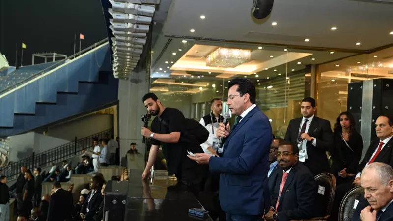 وزير الشباب يفتتح بطولة كأس الأمم الأفريقية لكرة القدم تحت 20 عاما