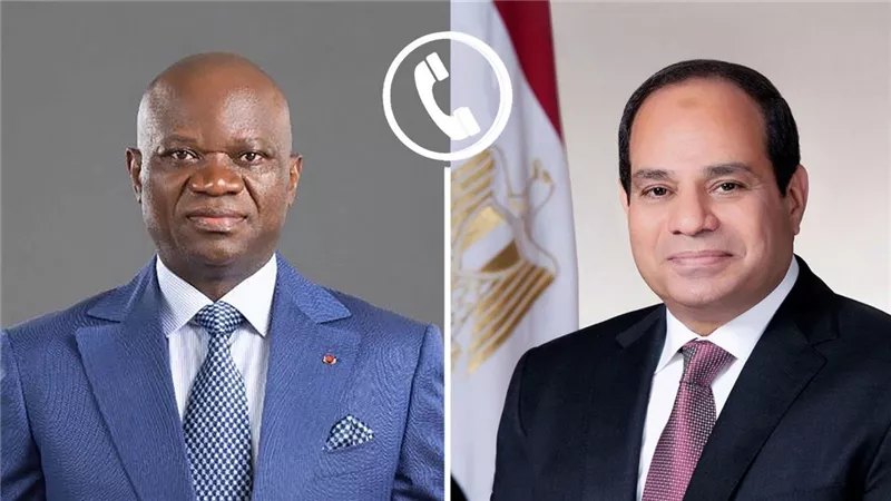 الرئيس السيسي يؤكد حرص مصر على دعم الجابون في مسيرتها التنموية